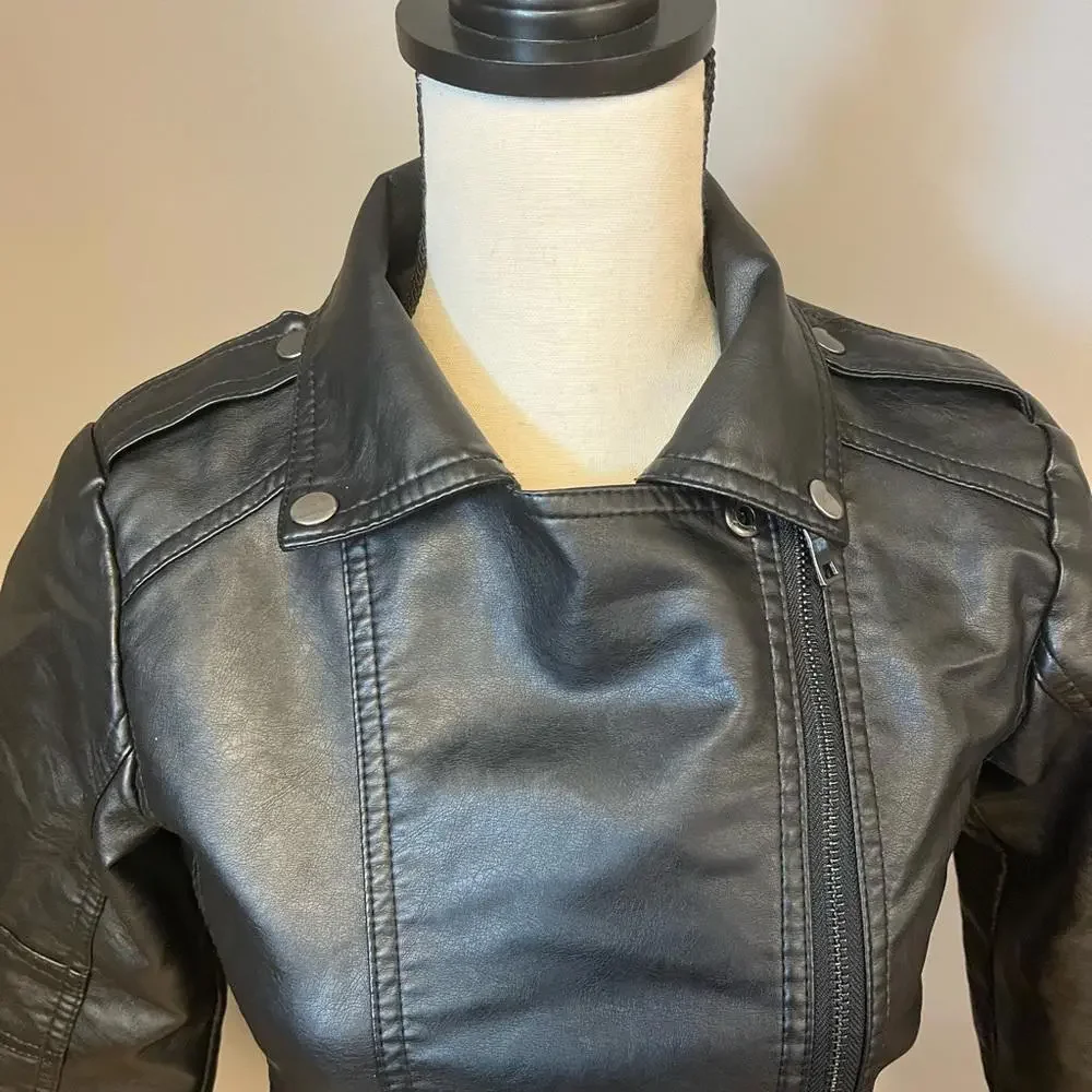 LJYH pleather leather jacket 11-12 years‎